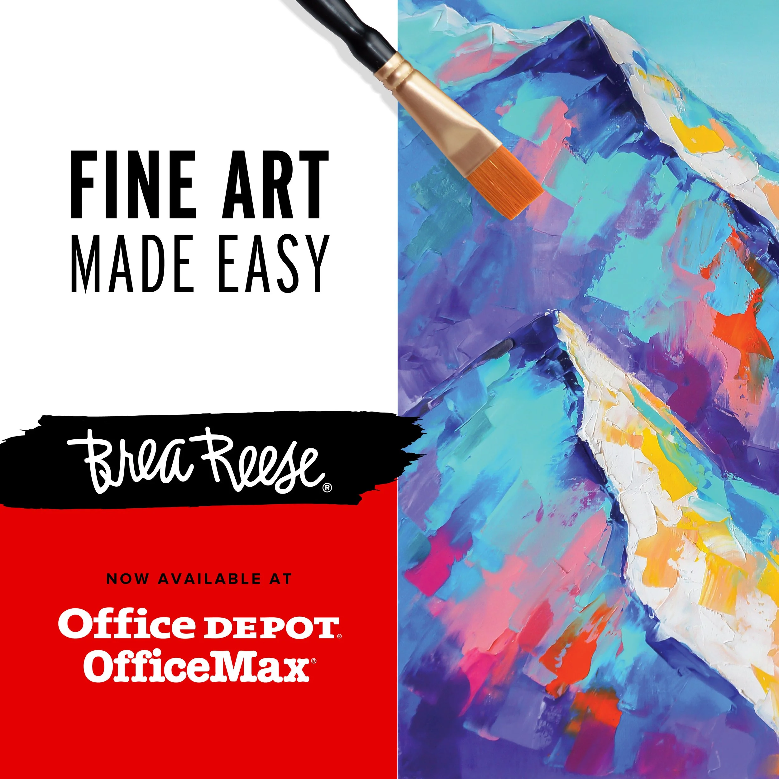 Brea Reese Art Supplies Now Available at 700+ Office Depot &amp; OfficeMax Locations