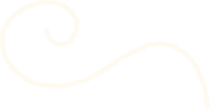 White spiral line