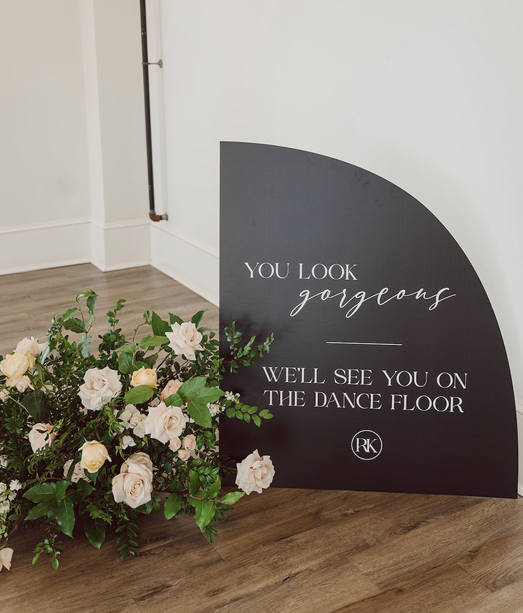 A Black and White Modern Wedding