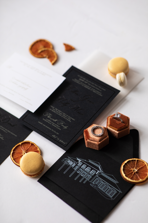 How To Add Foil To Your Wedding Invites