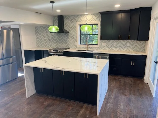 Kitchen Renovation Waterfall Island