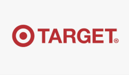 Target logo with red bullseye and name on a white background.