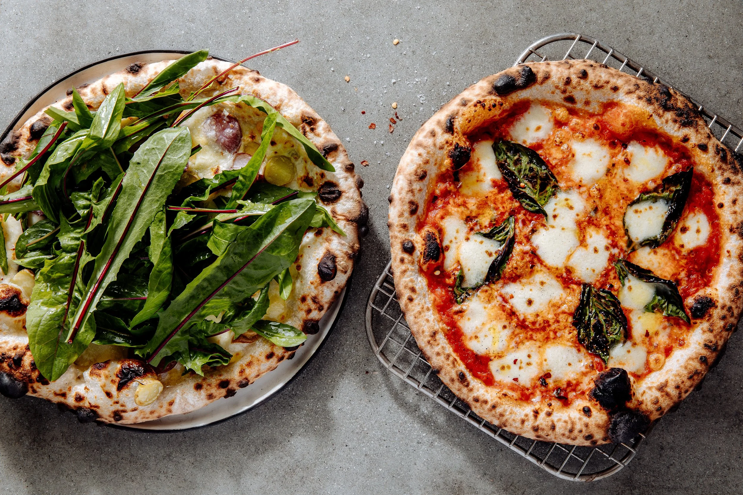 Wood-fired pizza Workshop Kitchen farm-to-table