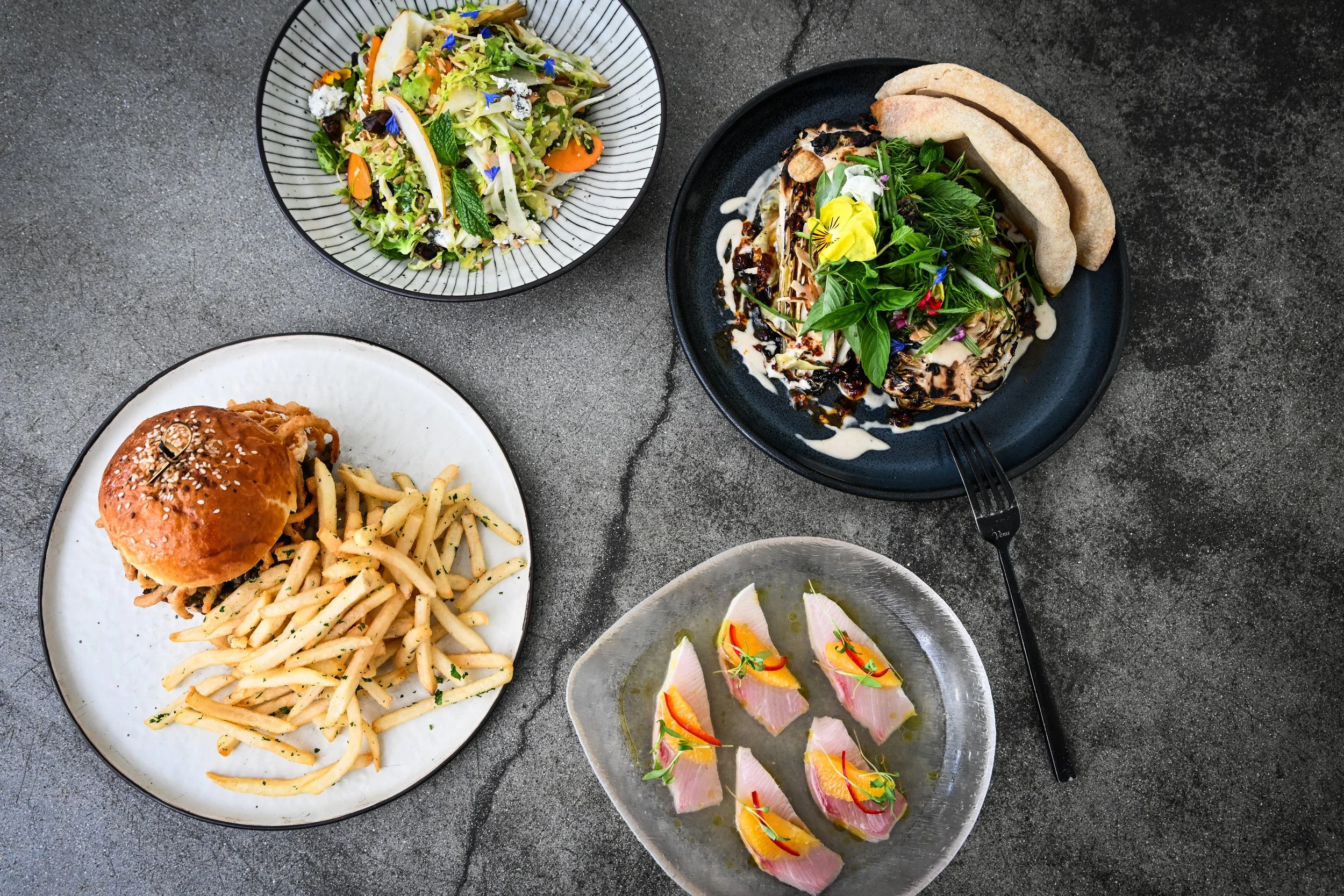 Elevated California cuisine Michelin star restaurant Palm Springs