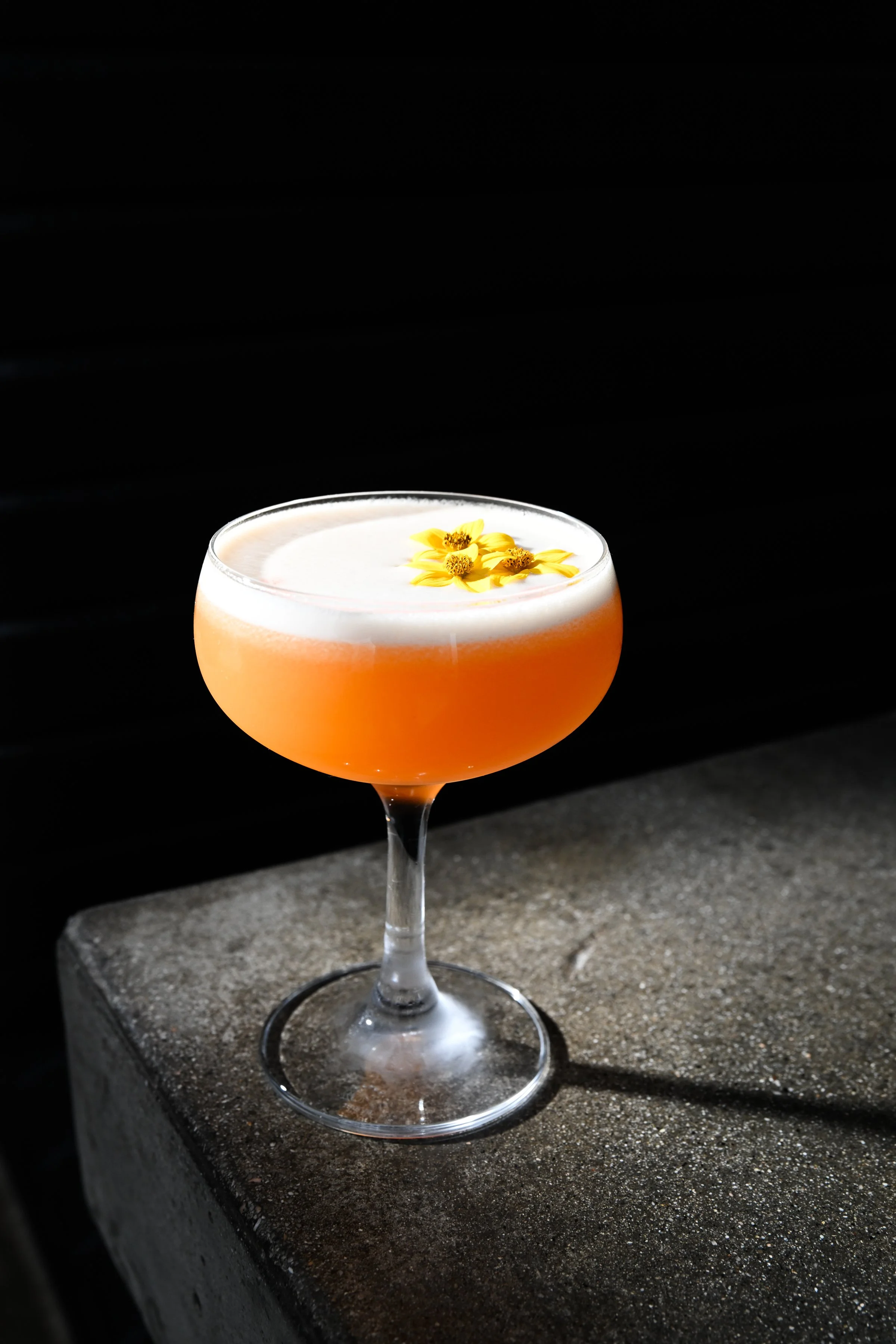 Artisan cocktail presentation Palm Springs bar