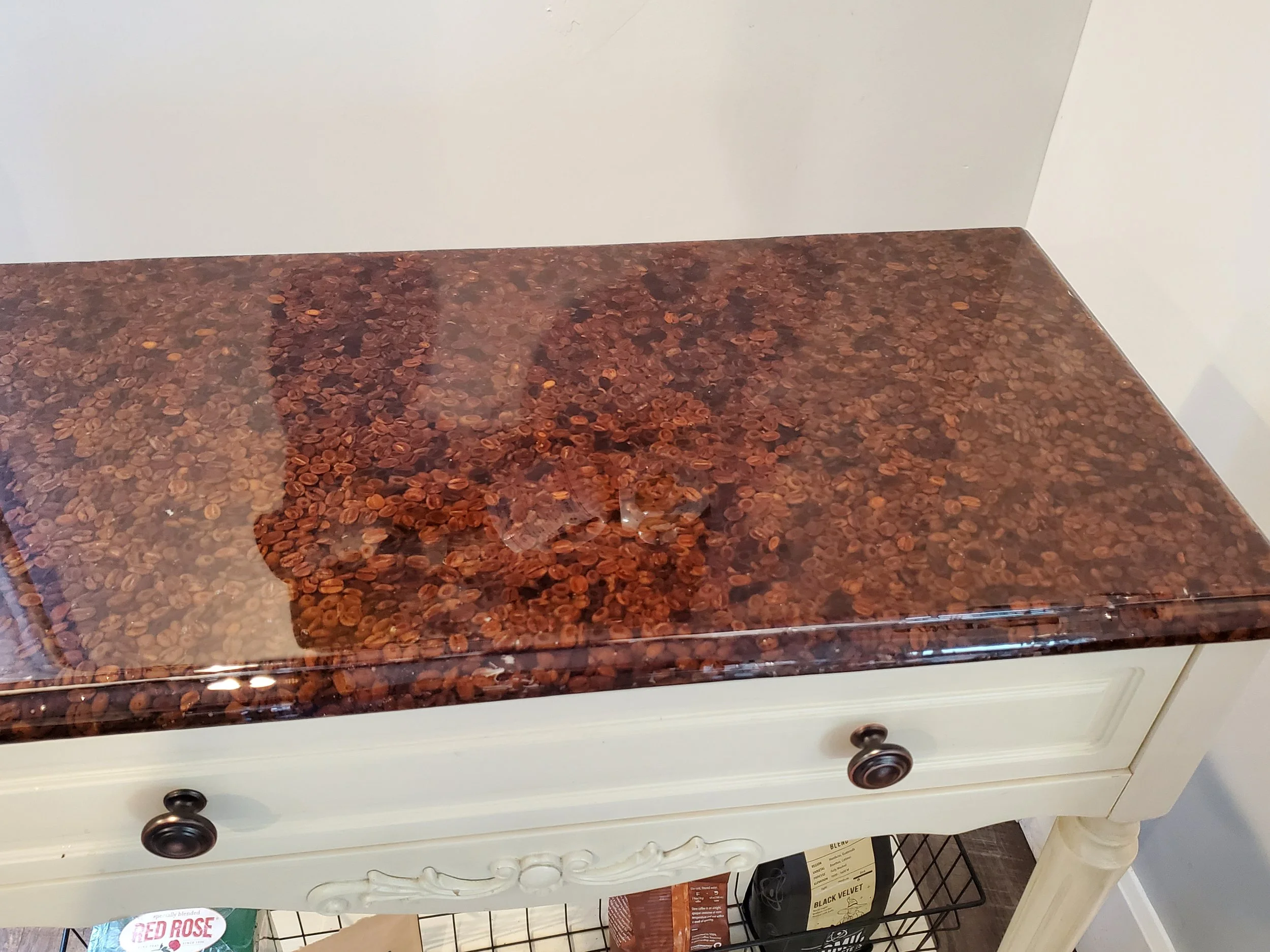 attached to the base