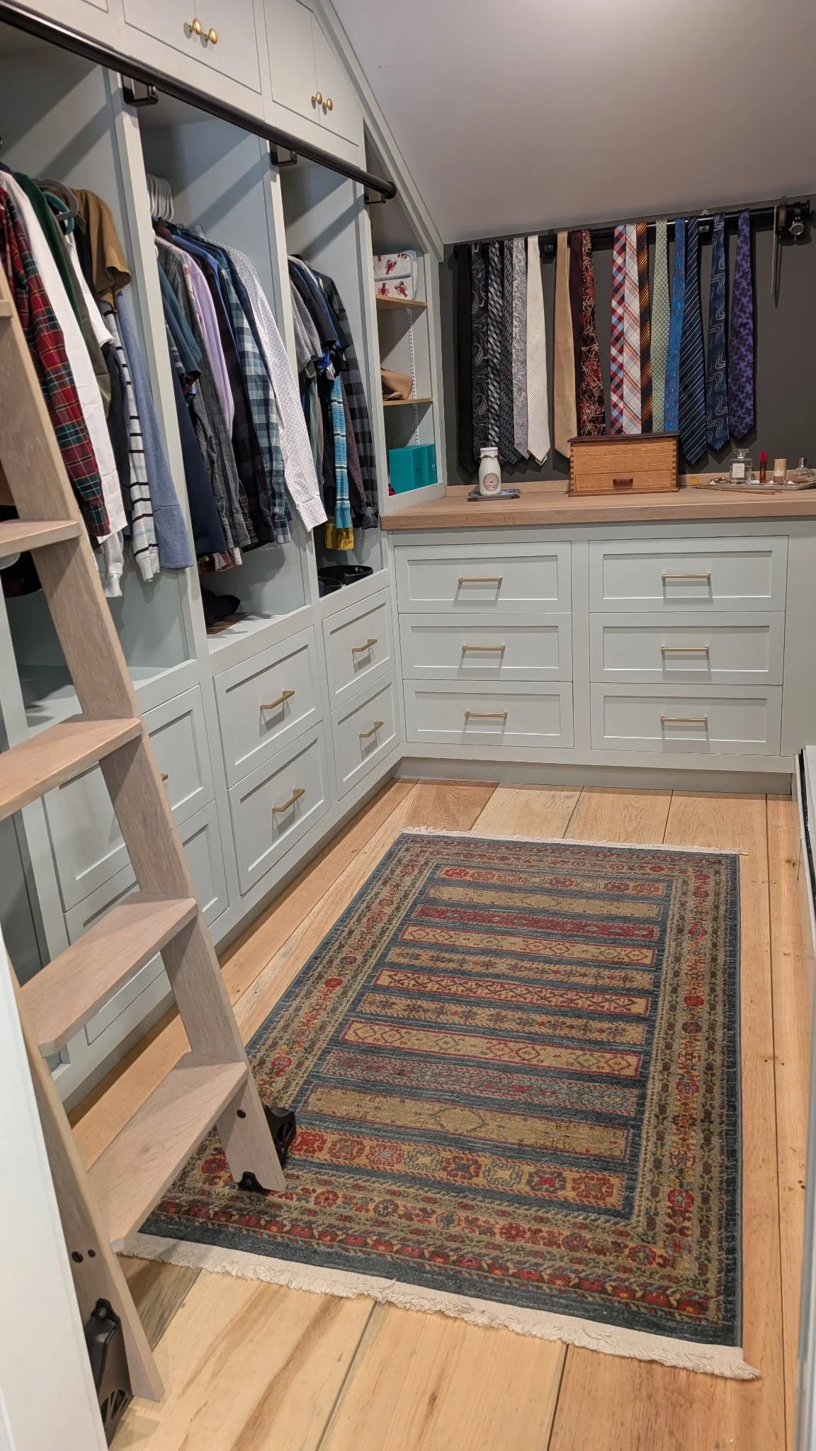 Primary Bathroom & Walk-In Closet Built-ins