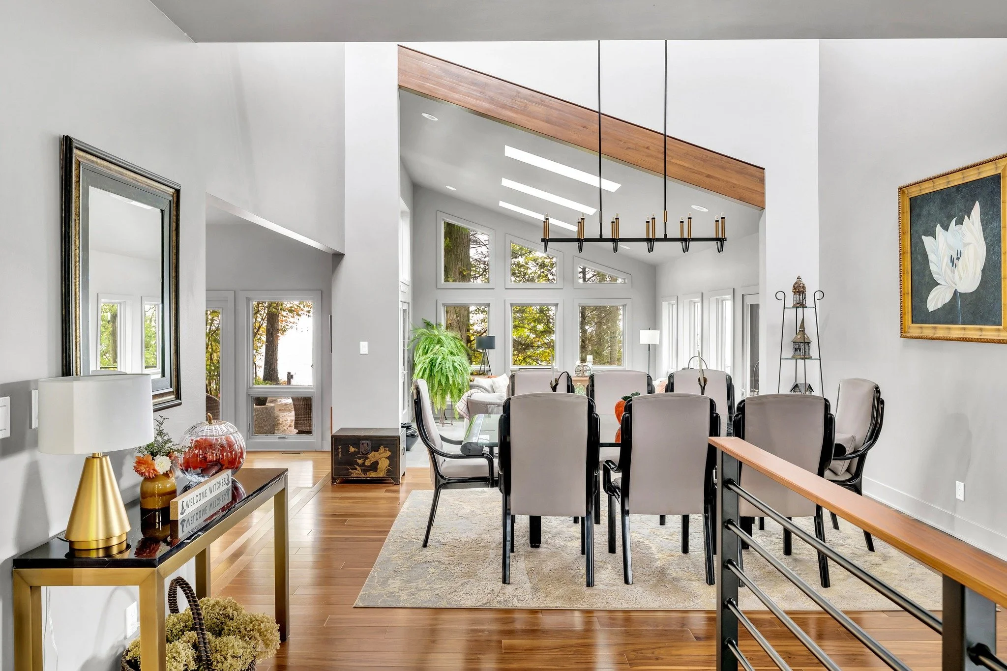 Found this deep in our archives and just had to share. I love a good vaulted ceiling, especially when it creates interesting angles like this!