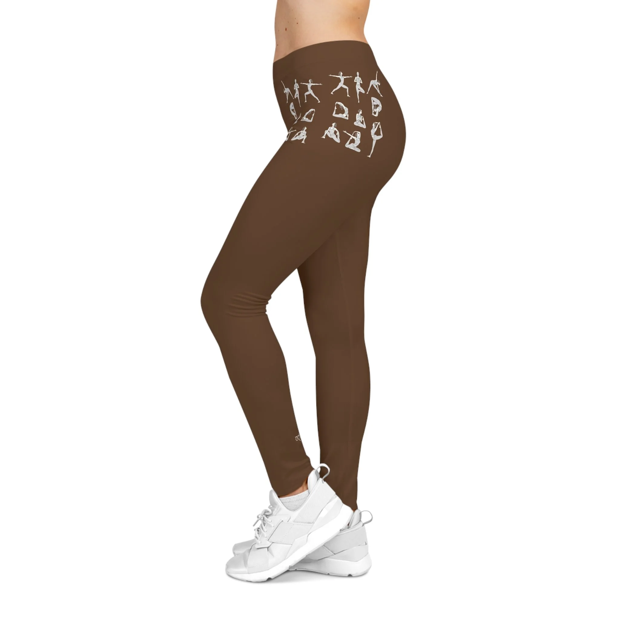 Brown Yoga Leggings — Yoga Poses Activewear for Women – Yoga Pants