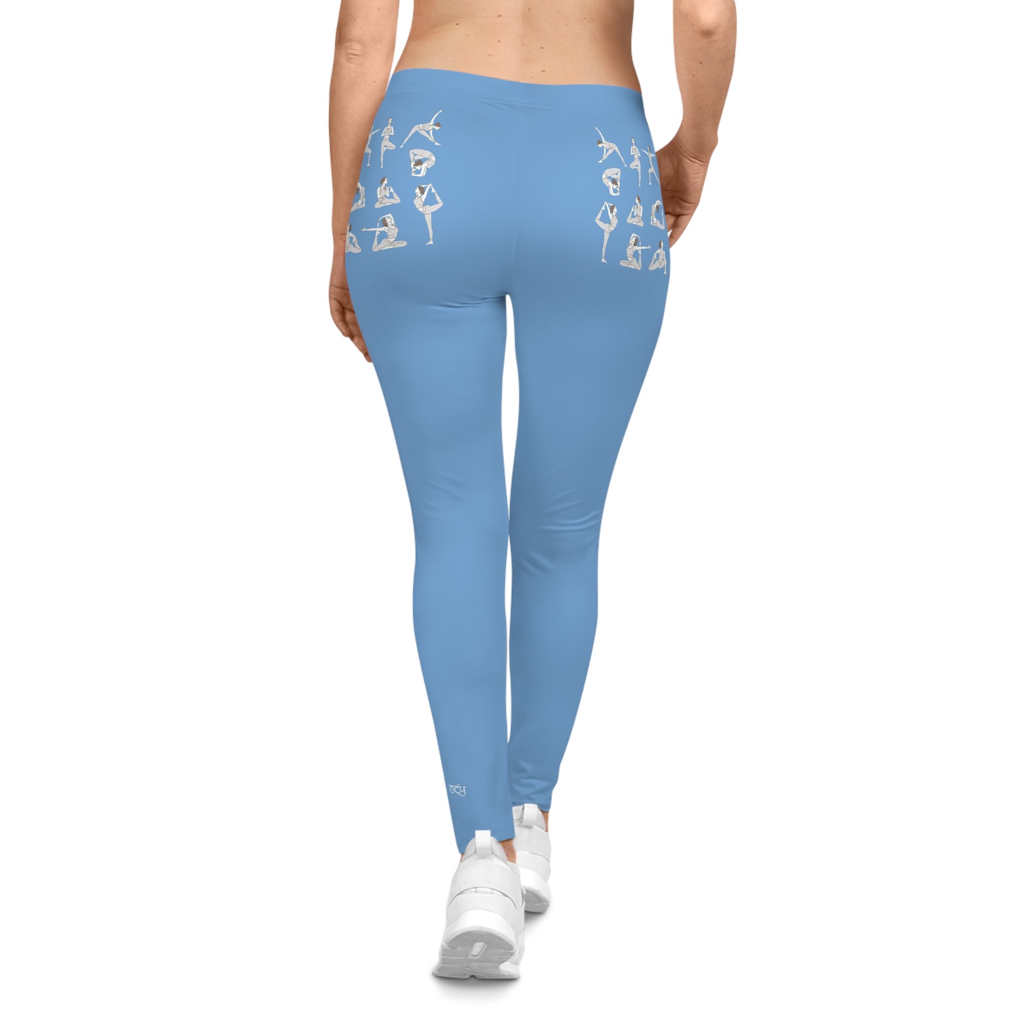 Light Blue Yoga Leggings — Yoga Poses Activewear for Women – Yoga Pants