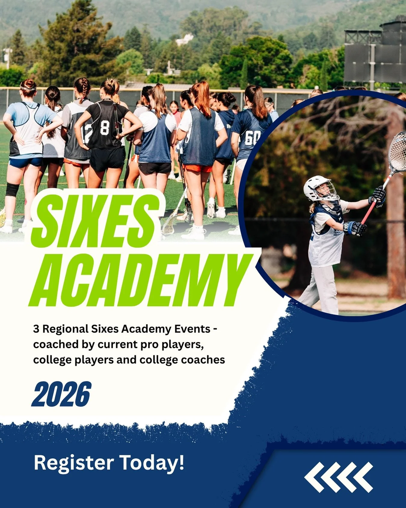 Our 2026 Sixes Academy is designed for girls who wish to enhance their lacrosse and leadership skills in 2026. Registration is open! 
🔗 Link in bio for registration and more details!