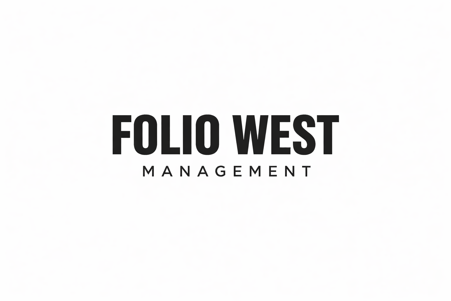 Folio West Management logo in black text on a white background.