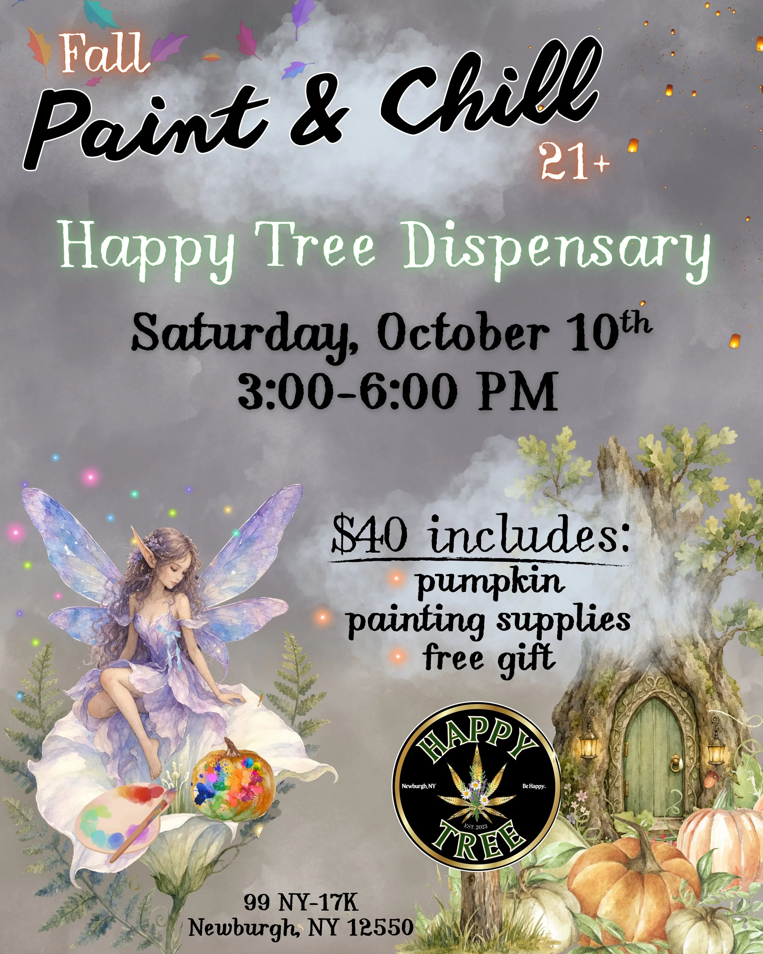 Fall Paint and Chill- Pumpkin Painting Workshop