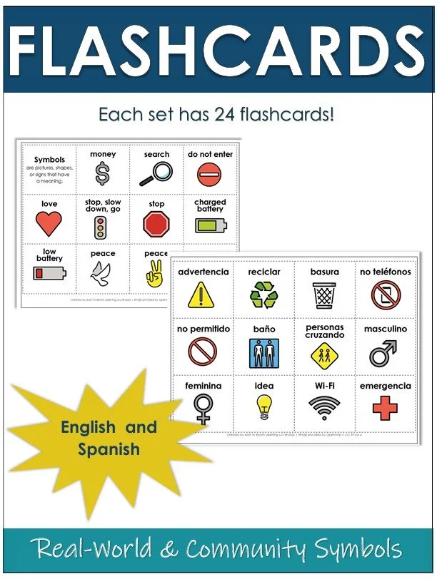 Flashcards: Real-World and Community Symbols | Multilingual