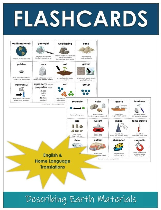 Flashcards: Describing Earth Materials