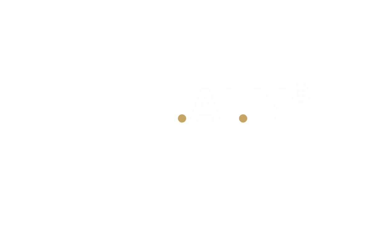 The logo for HUMAN, featuring the word 'HUMAN' in white capital letters with three small gold dots between the letters, on a black background.