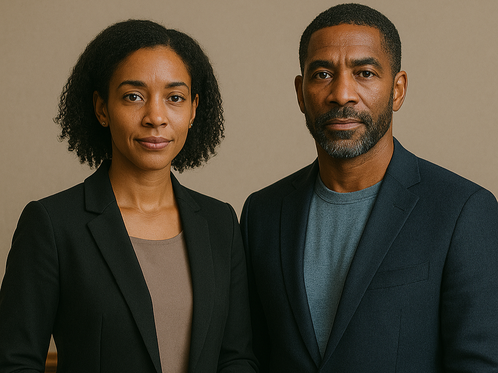 Woman and Men representing conscious leadership in Africa