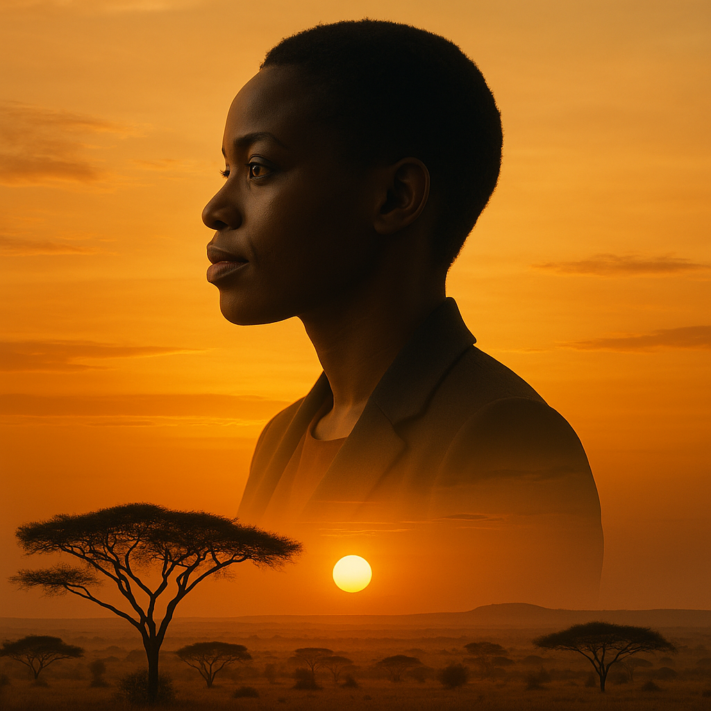 aimage of a african woman symbolising African leadership