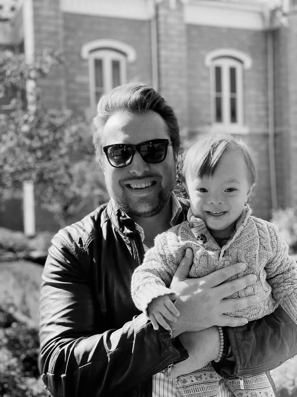 Jonathan with one of his favorite humans, in honor of World Down Syndrome Day.