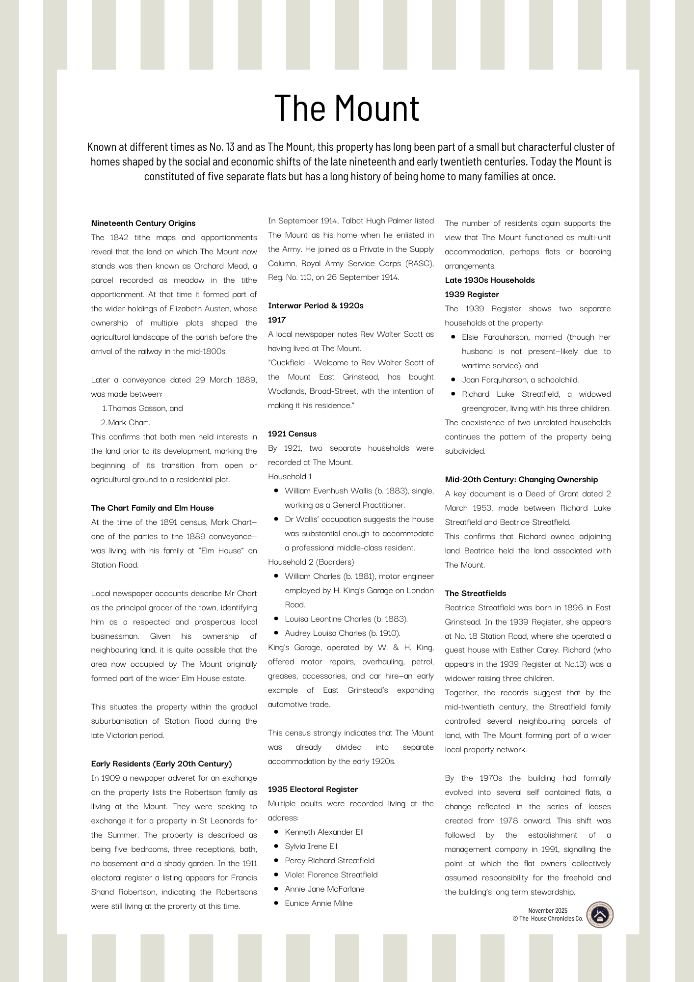 The Mount, 13 Station Road