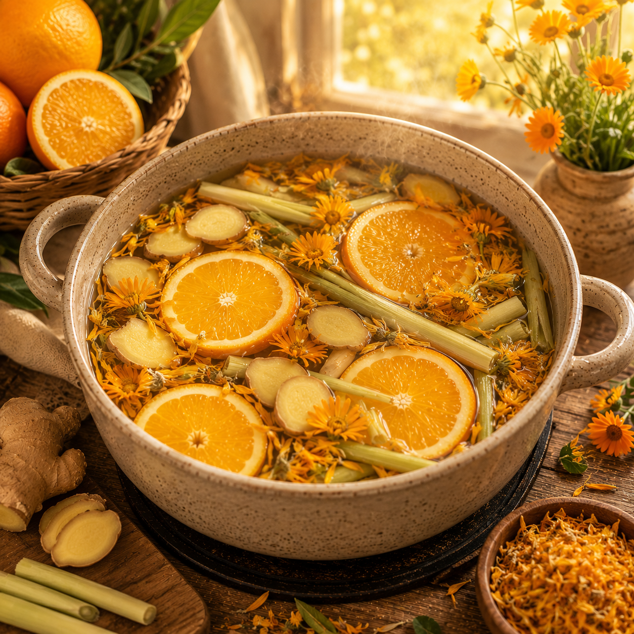 Morning Sunshine Simmer Pot