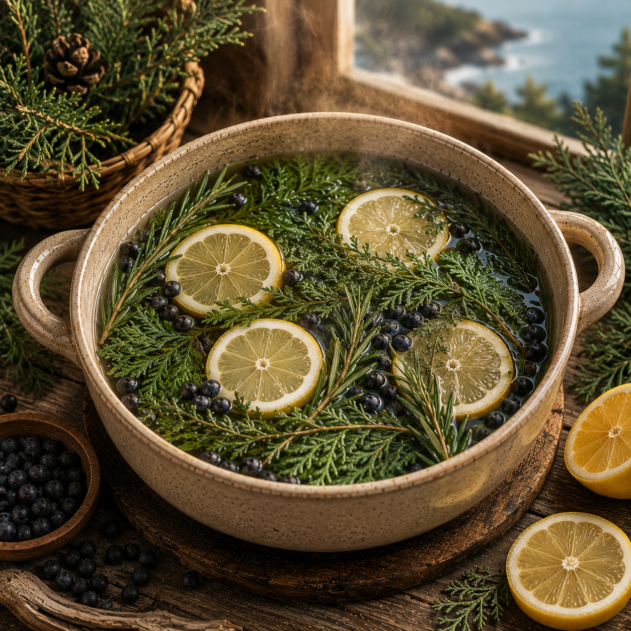 Coastal Woods Simmer Pot