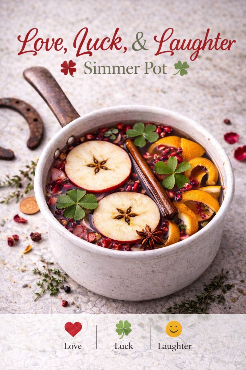 Love, Luck & Laughter Simmer Pot