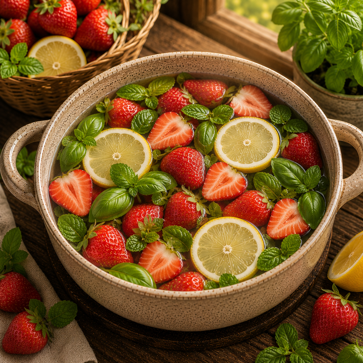 Strawberry Fields Simmer Pot