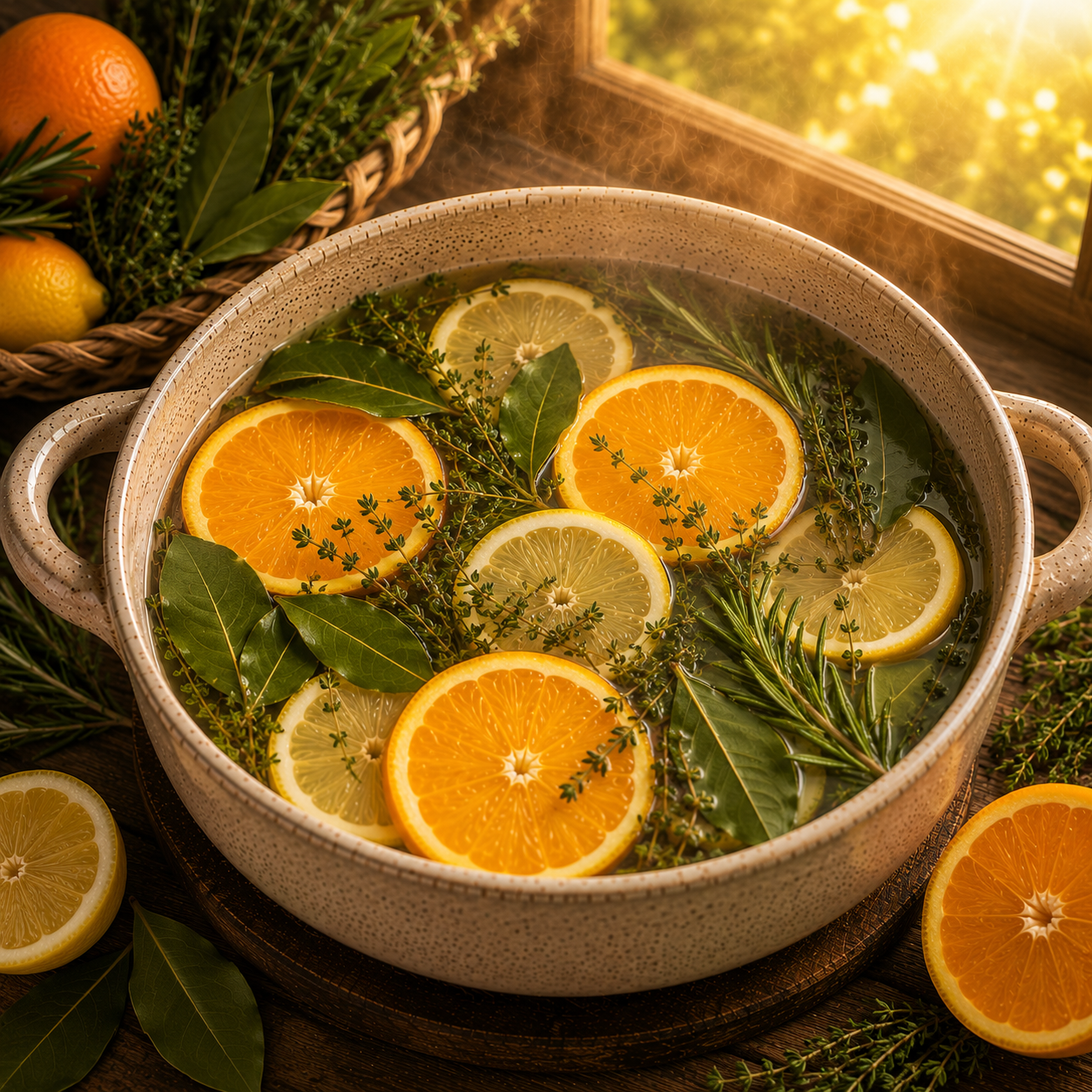 Sunlit Grove Simmer Pot