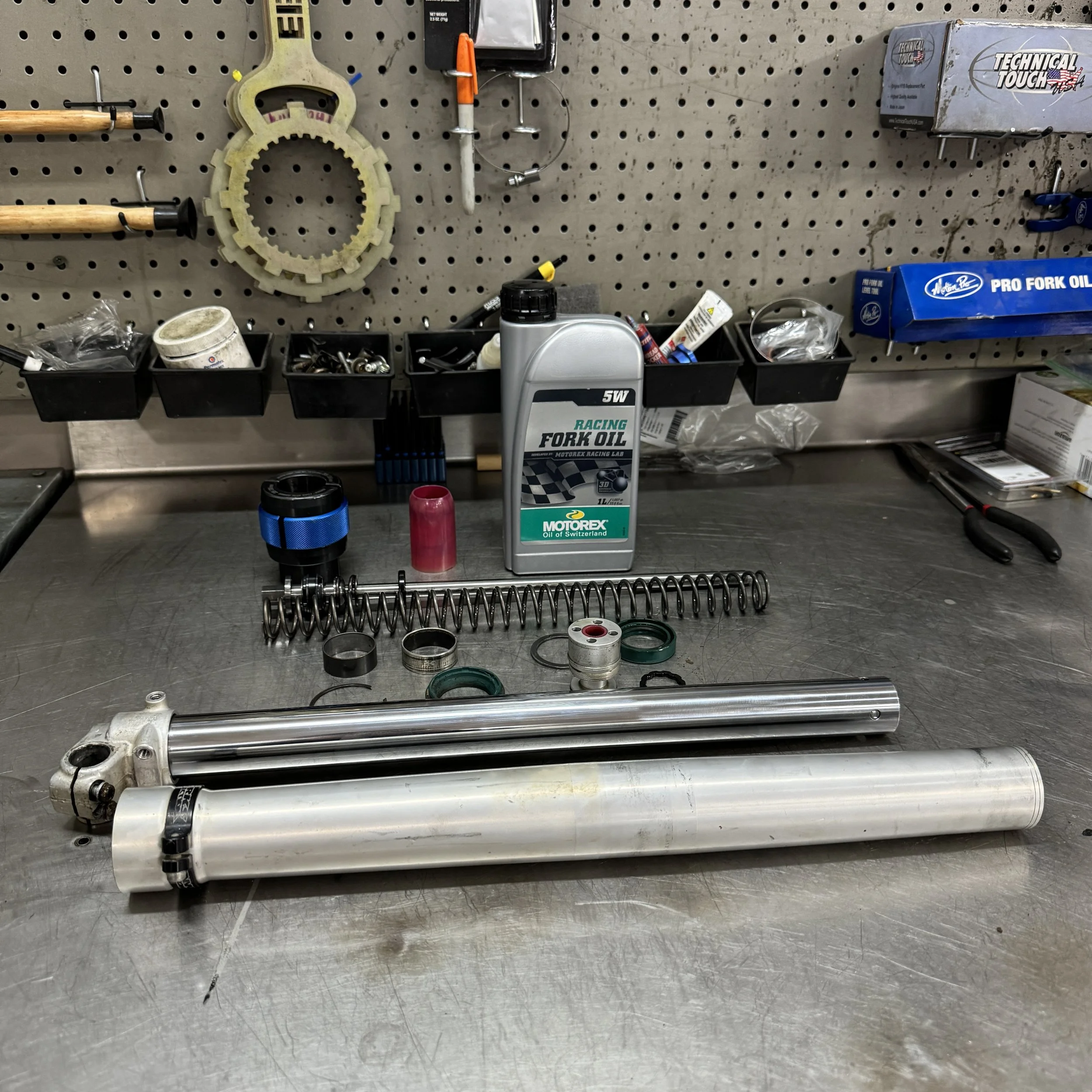 FORK REBUILD (BIG BIKE) 125CC-500CC