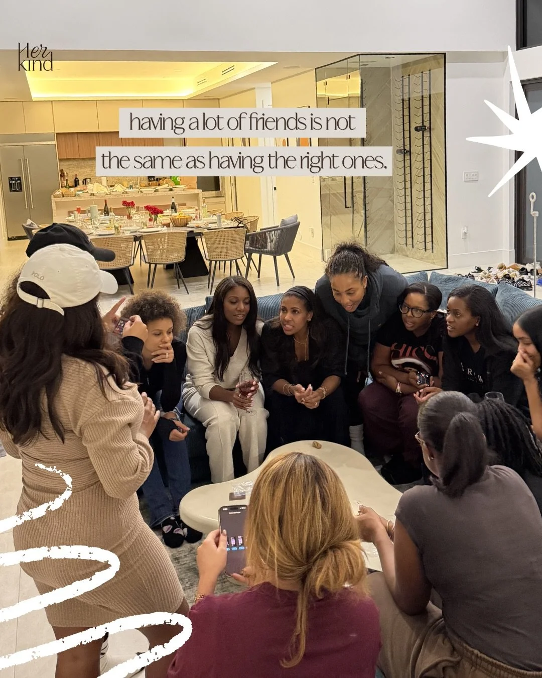 Many accomplished women are surrounded by people and have big networks but still feel completely unseen.

Because there&rsquo;s a difference between being connected and being known.

The couch friend &mdash; the one who knows your real story, not jus