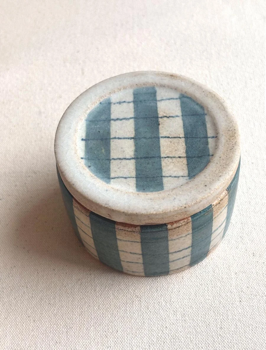 Stripes and Lines Jar