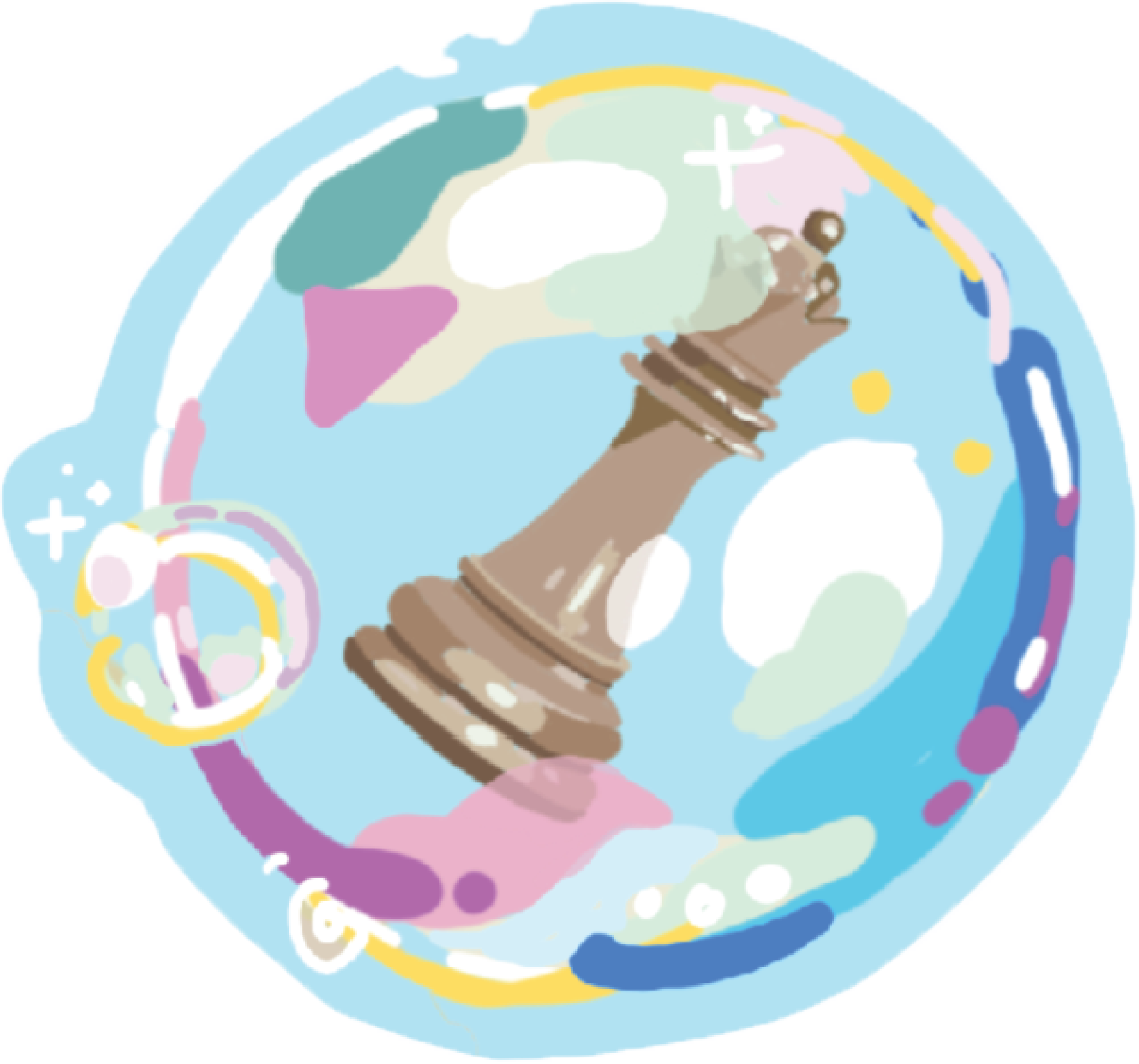 Queen Bubble Sticker