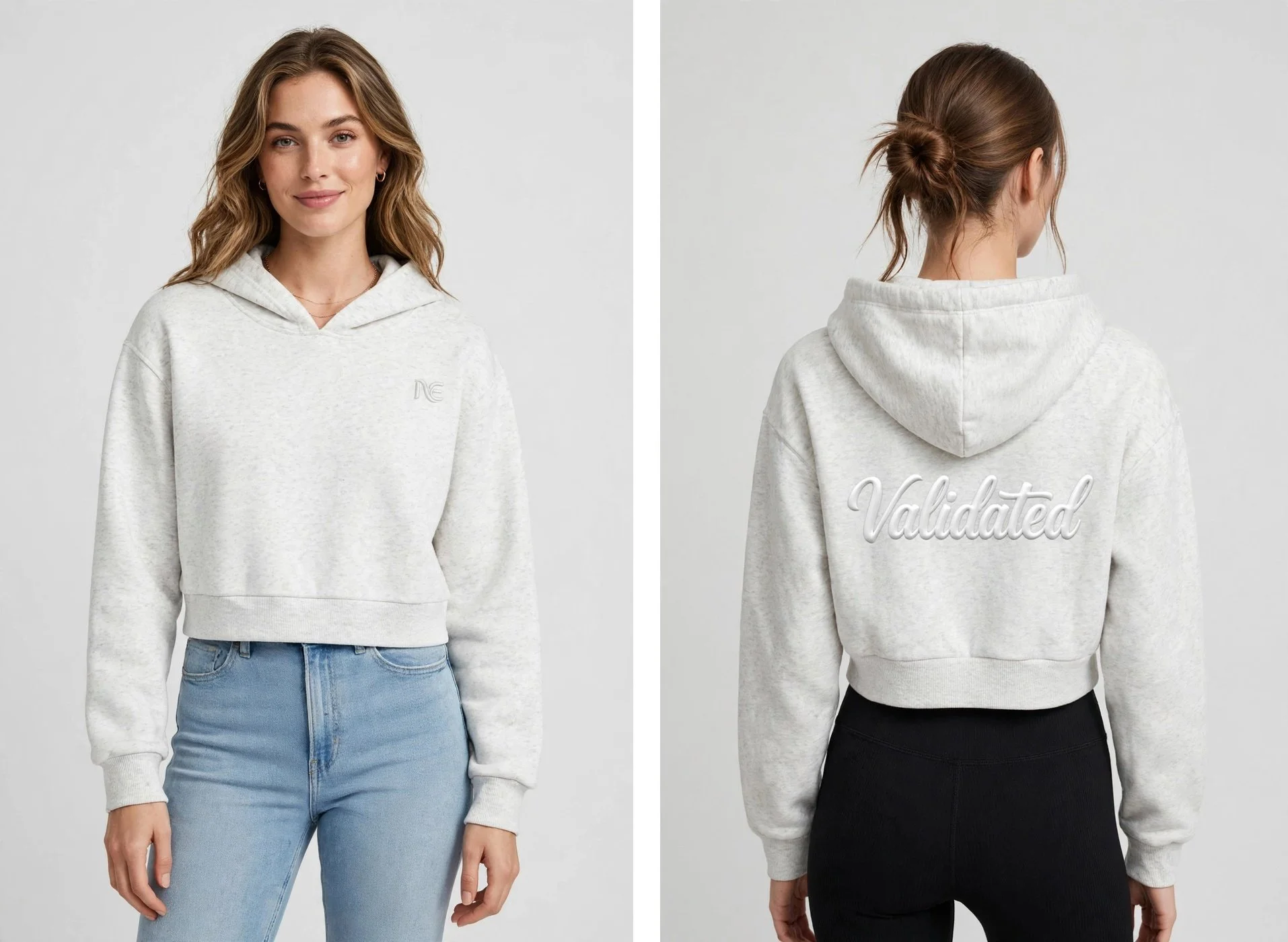 Essential Cropped Hoodie