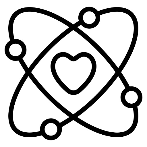 Geometric drawing of an outline square with sections divided by vertical, horizontal, and half circle lines.