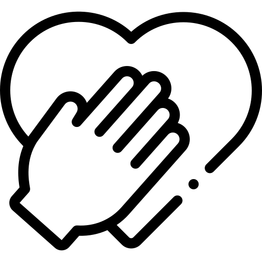 Geometric drawing of an outline square with sections divided by vertical, horizontal, and diagonal lines.