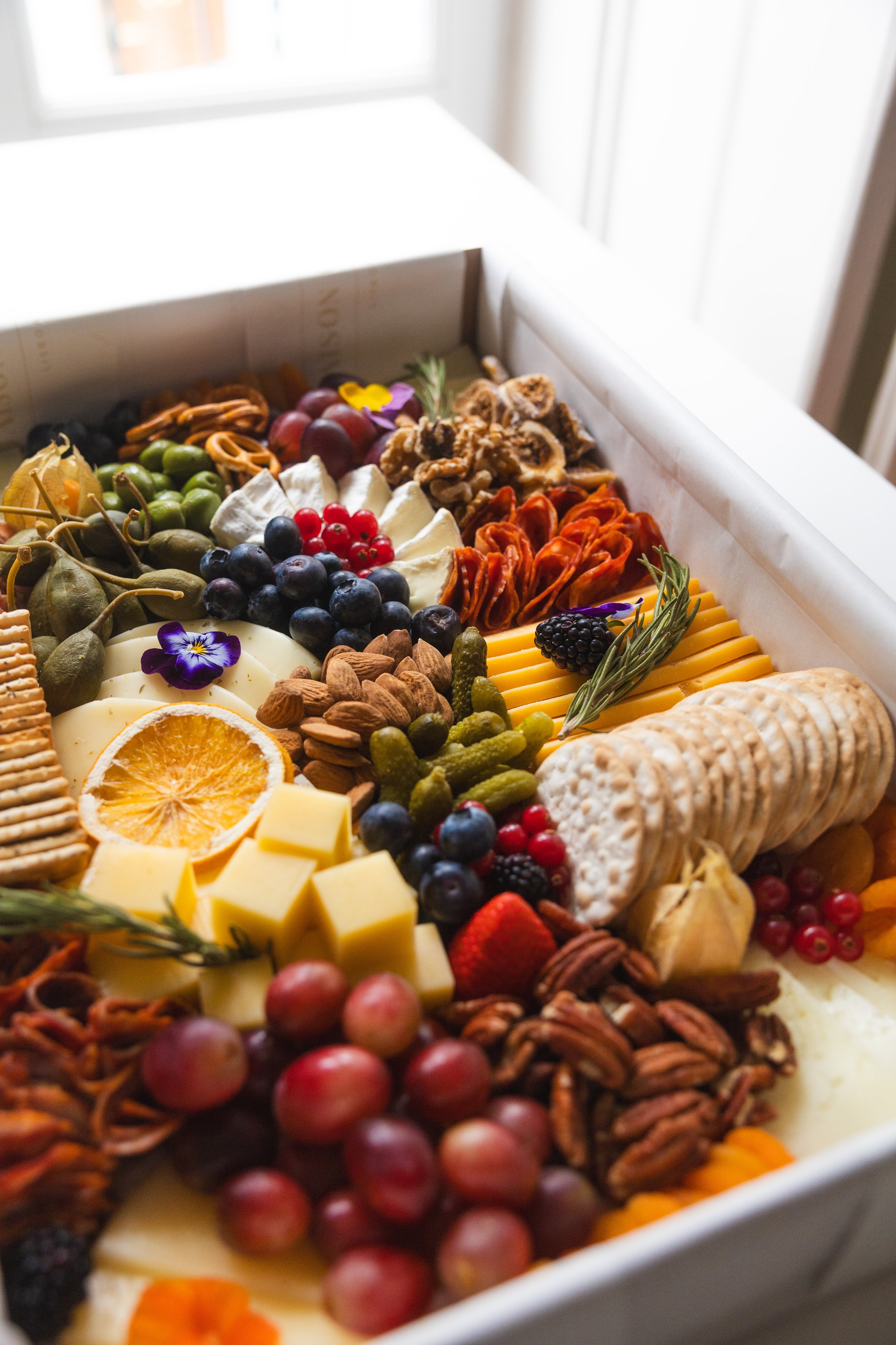 Grazing box prepared fresh in Lisbon by Maison Graze