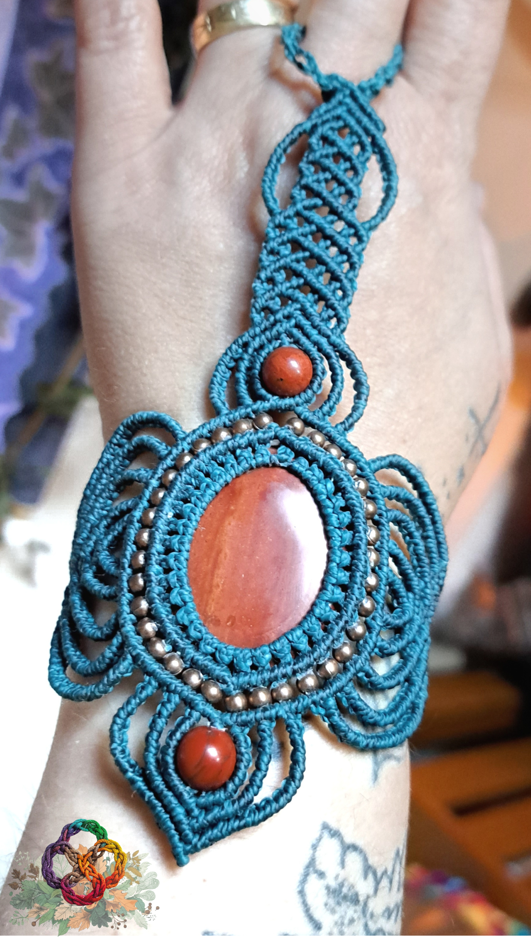Red Jasper Emerald Green Ring Bracelet 2.png