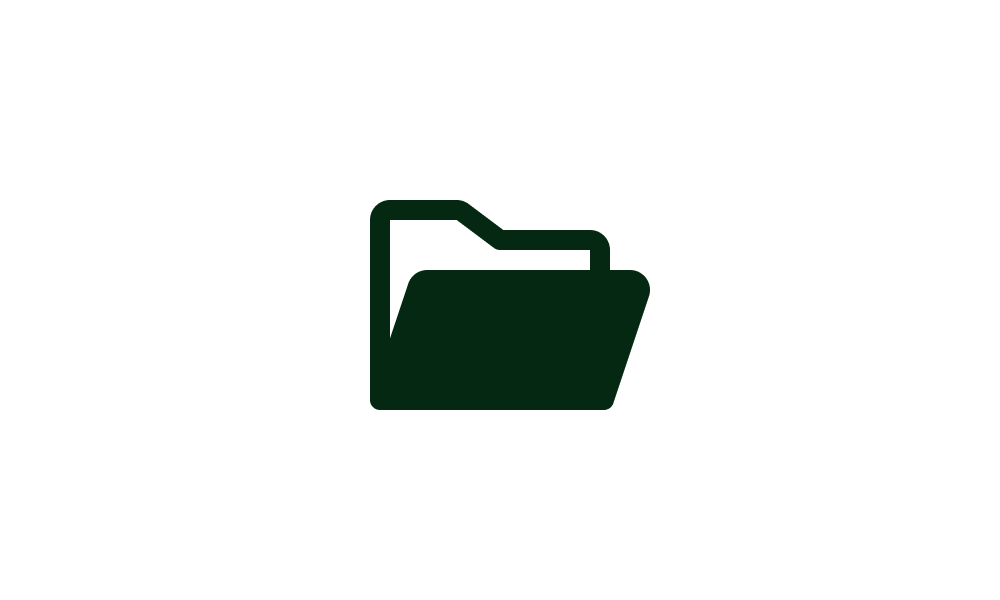 Folder icon on a white background