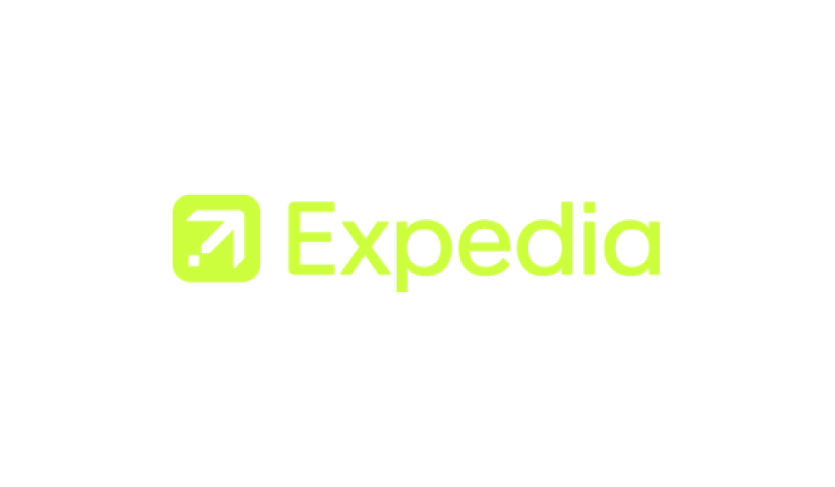 Expedia logo.
