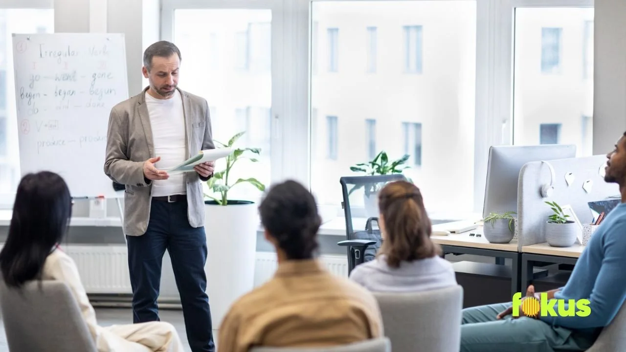 image of a team talking about skipping a clear path