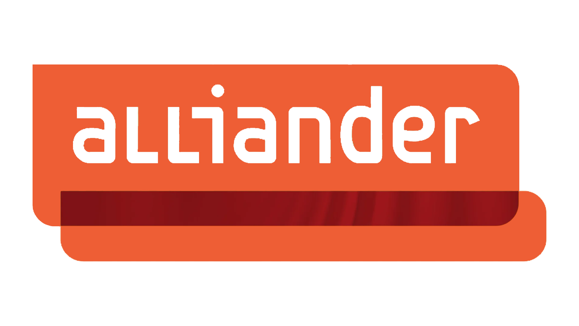 A digital graphic with an orange background and the word 'alert' in stylized, greenish letters. The text is partially obscured by a horizontal dark red stripe across the middle.