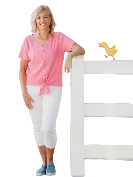 :  Janice Bangs author photo — former television producer and debut children's book author, Pacific Northwest