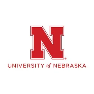 University of Nebraska logo with a large red 'N' and the text 'University of Nebraska' underneath.