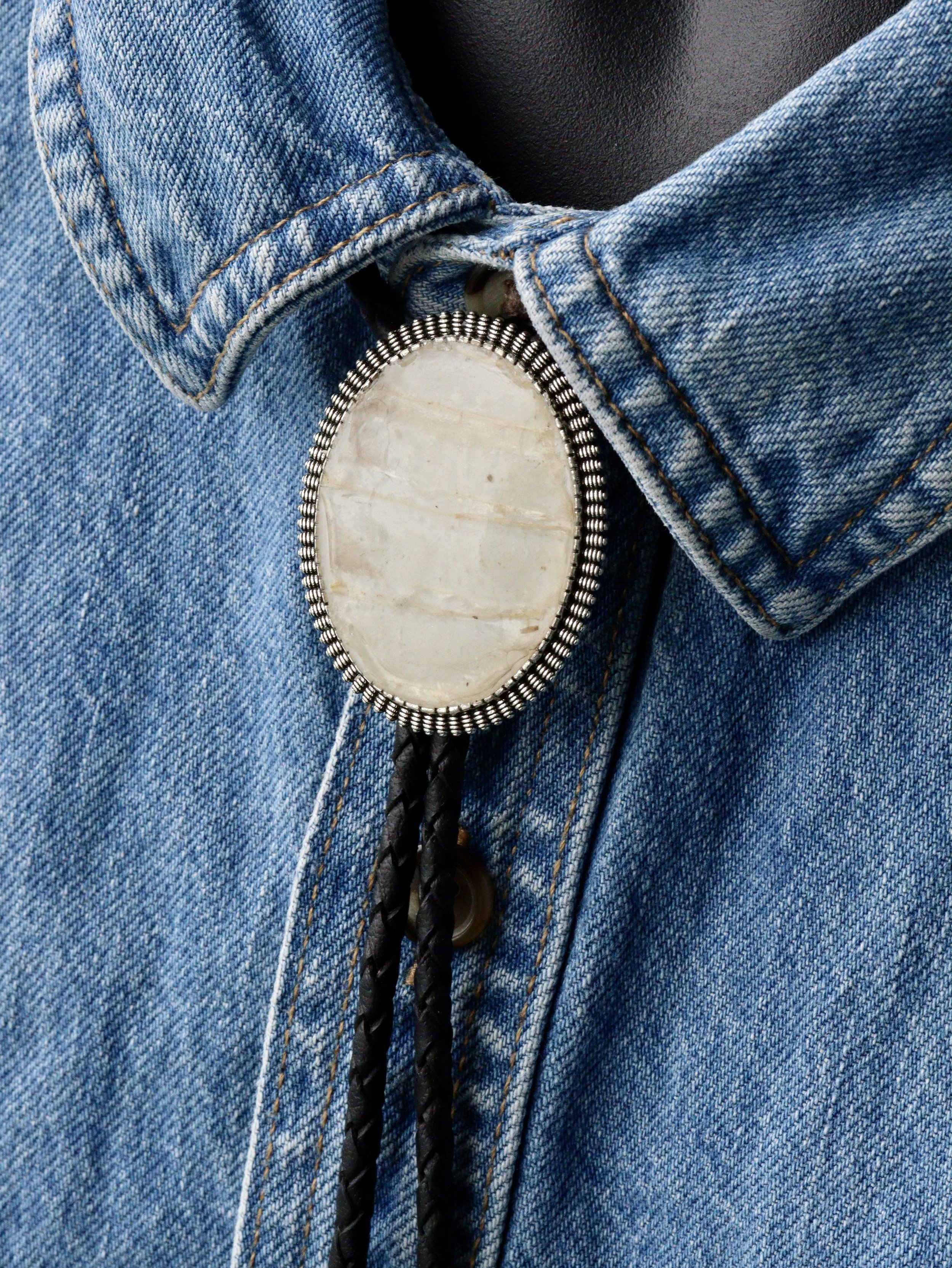 Snake Ventral Shed Bolo Tie