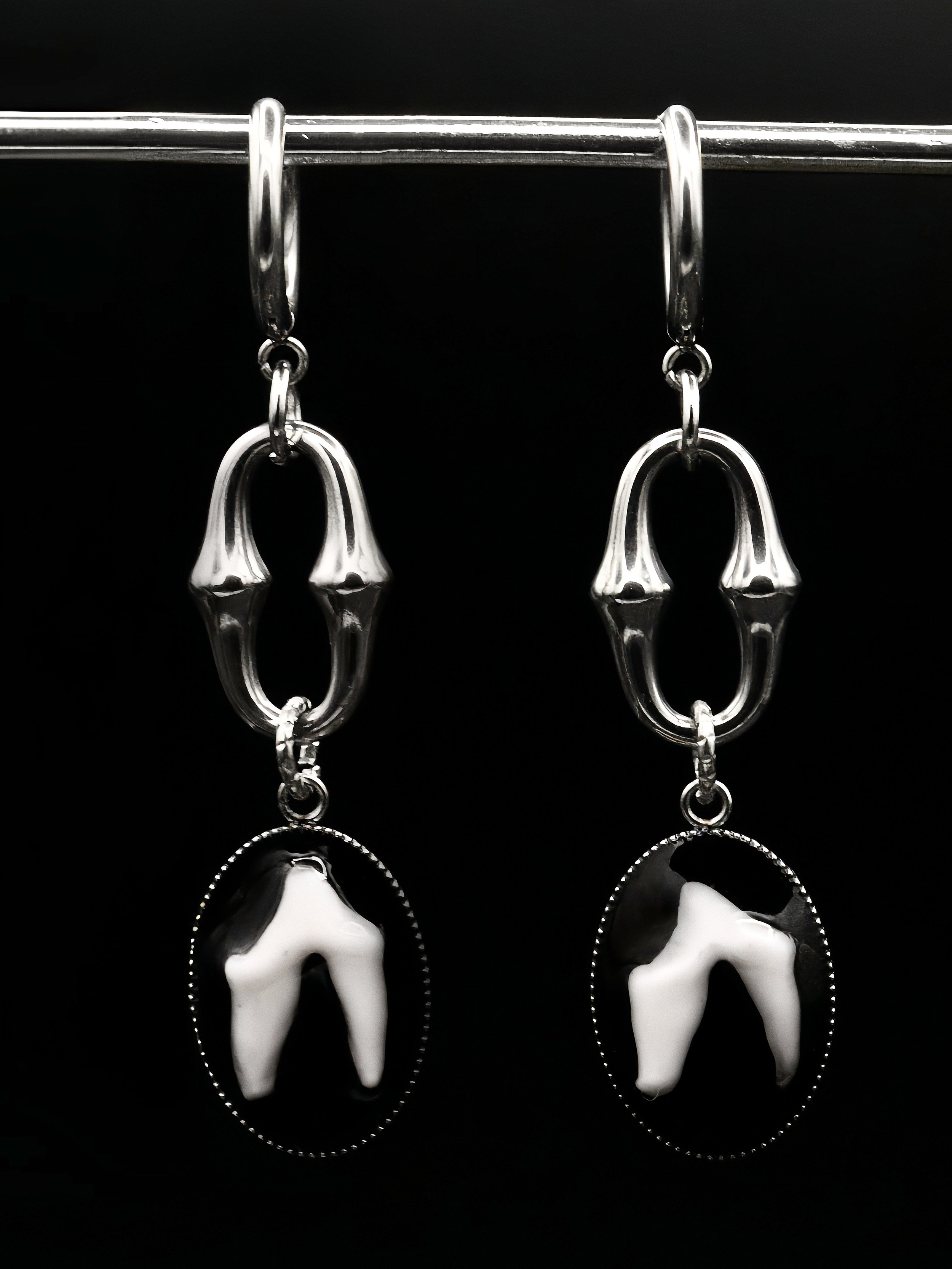 Chained Fox Earrings