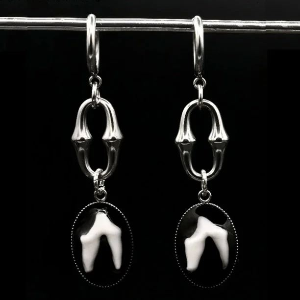 Chained Fox Earrings