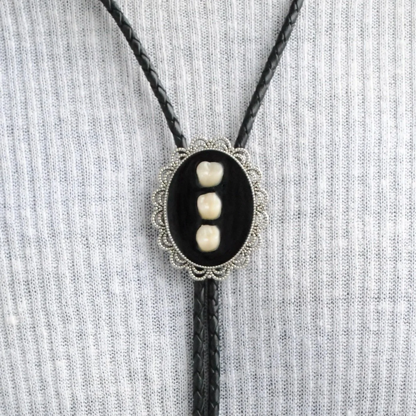 Human Molar Bolo Tie | Replica