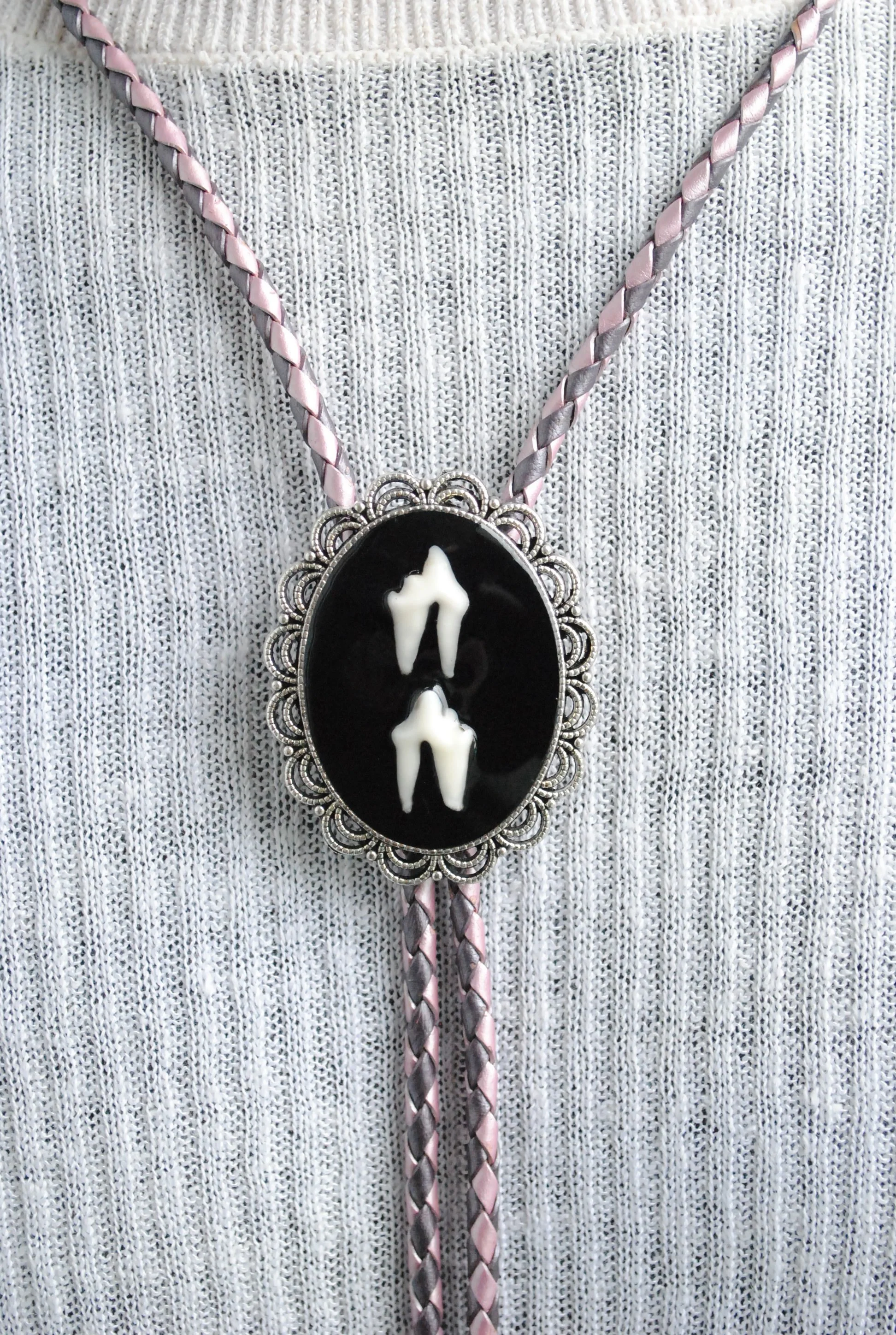 Violet Vulpine Bolo Tie