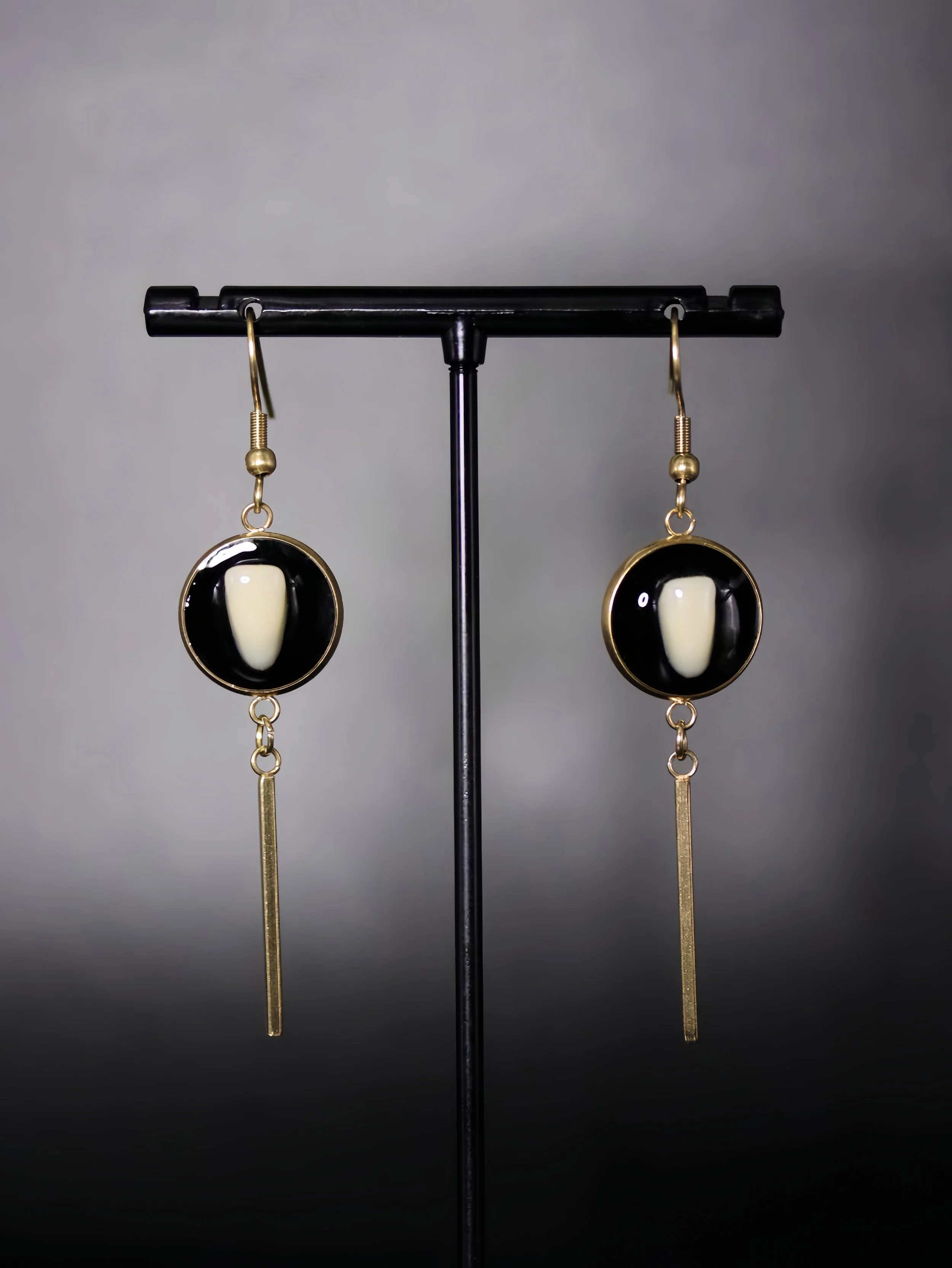 Human Incisor Drop Earrings | Replica